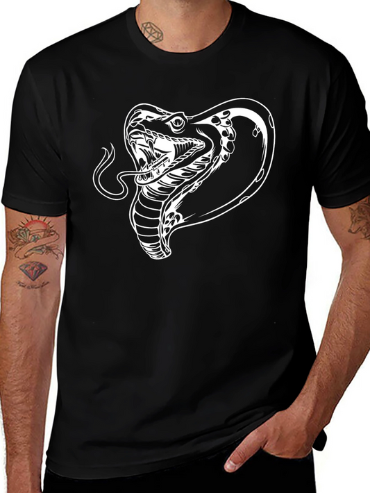 Cobra Snake Graphic Tee - Cool Design!