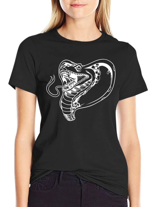 Cobra Snake Graphic Tee - Cool Design!