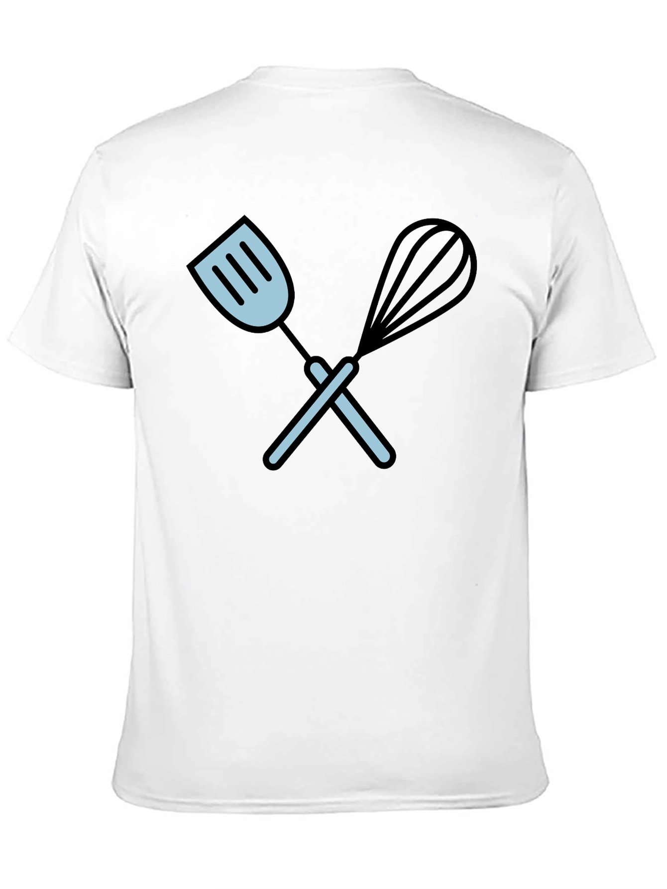 Chefs Choice Black T-Shirt - Kitchen Utensil Design
