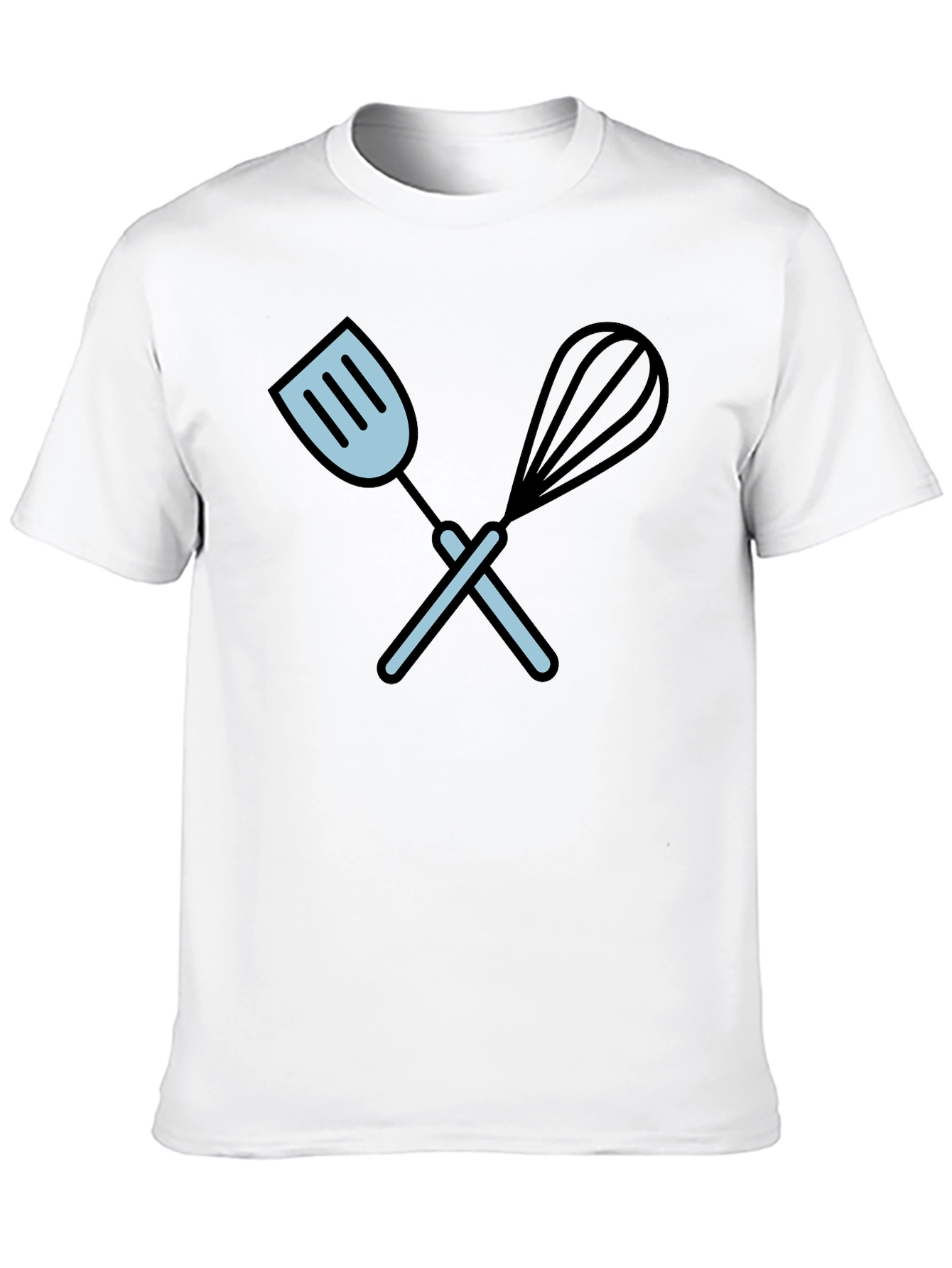 Chefs Choice Black T-Shirt - Kitchen Utensil Design