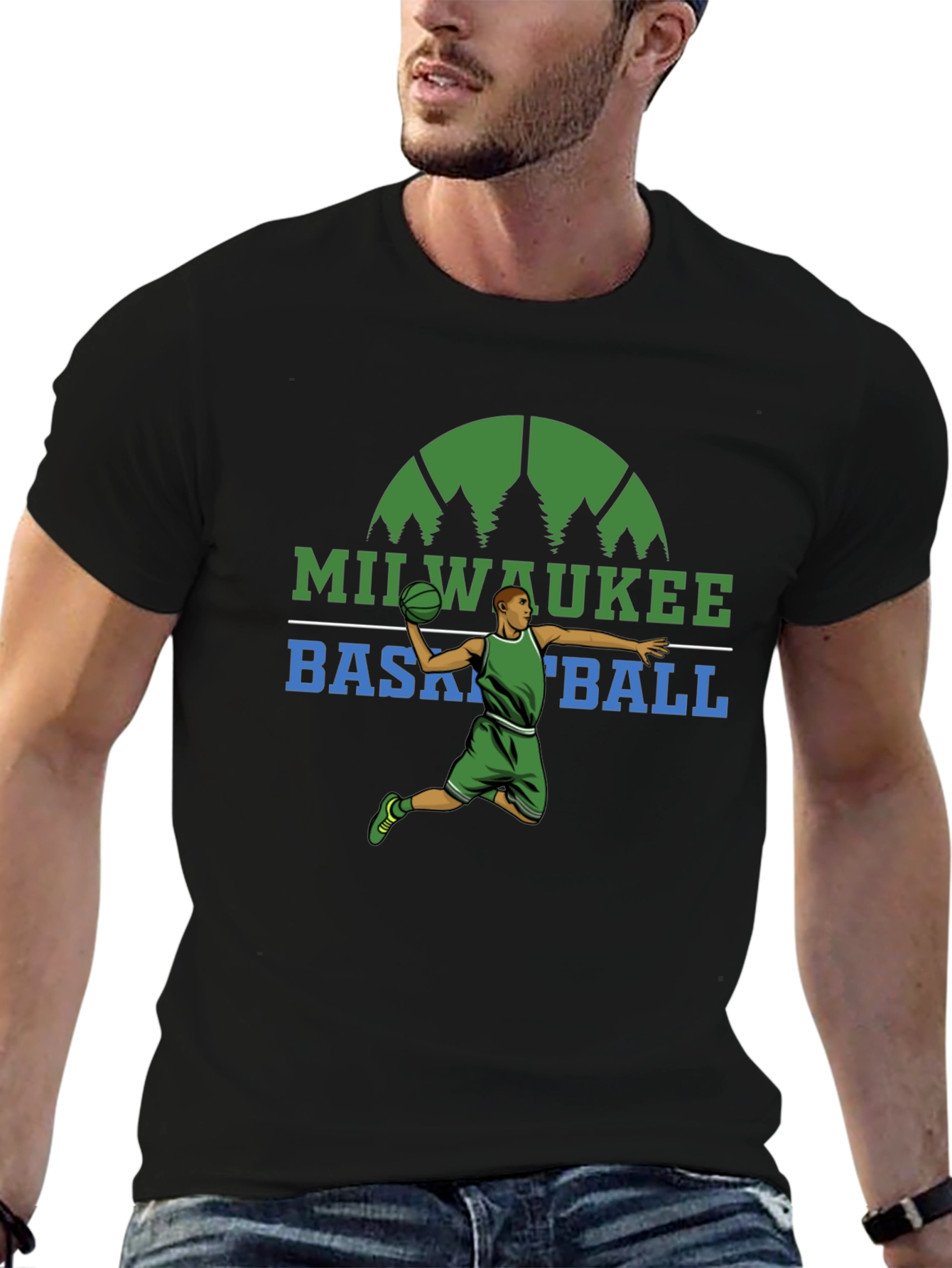 Milwaukee Basketball Graphic Tee