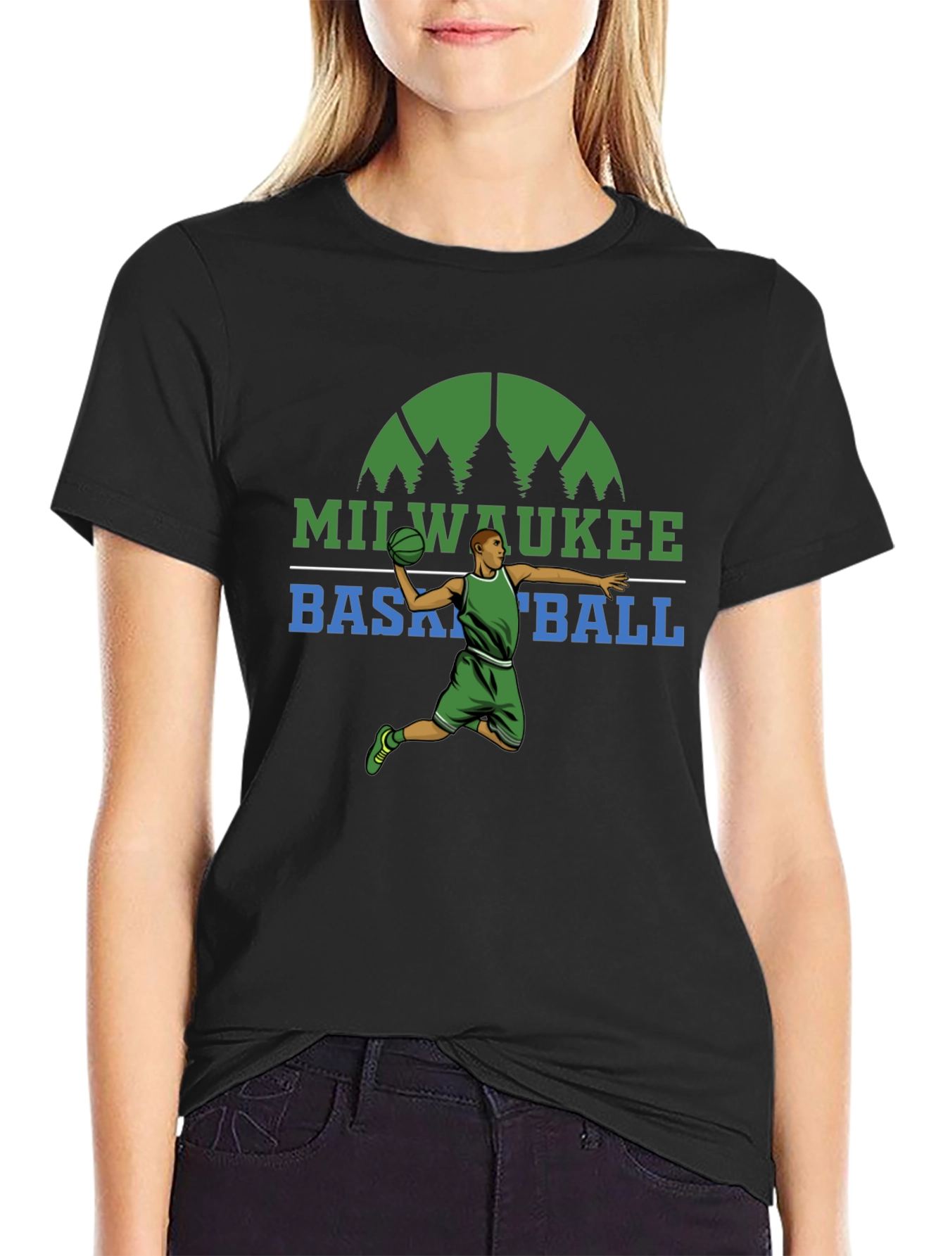 Milwaukee Basketball Graphic Tee