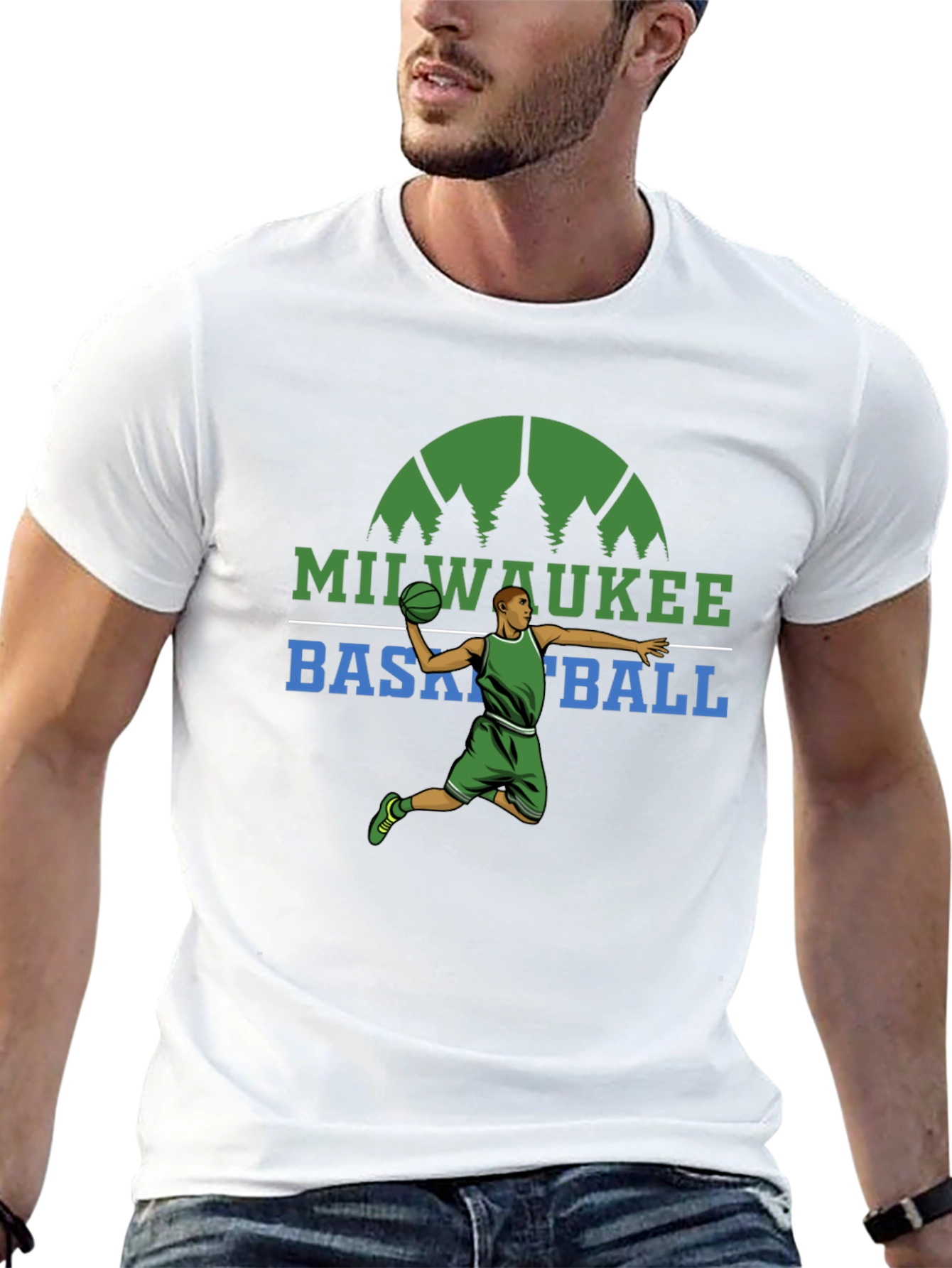 Milwaukee Basketball Graphic Tee