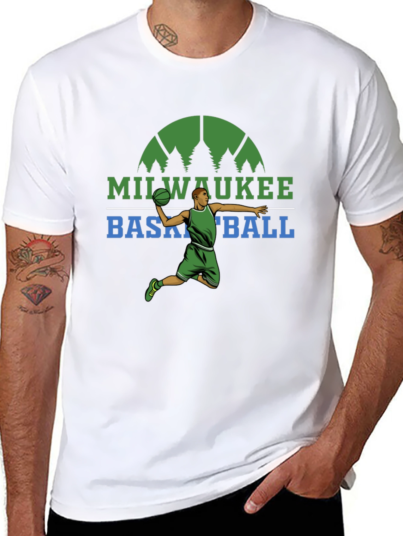 Milwaukee Basketball Graphic Tee