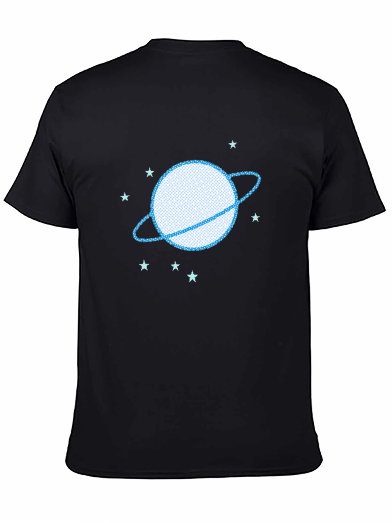 Planet Saturn Graphic Tee - Trendy Space Design