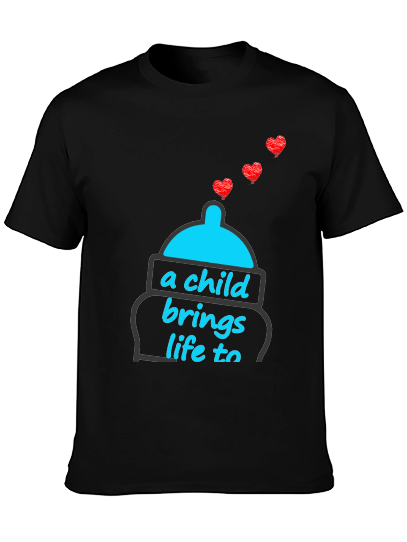 A Child Brings Life to T-Shirt