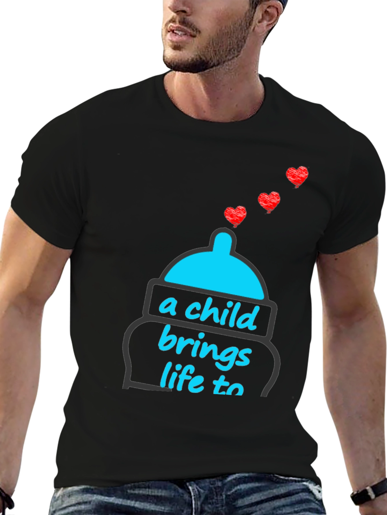 A Child Brings Life to T-Shirt