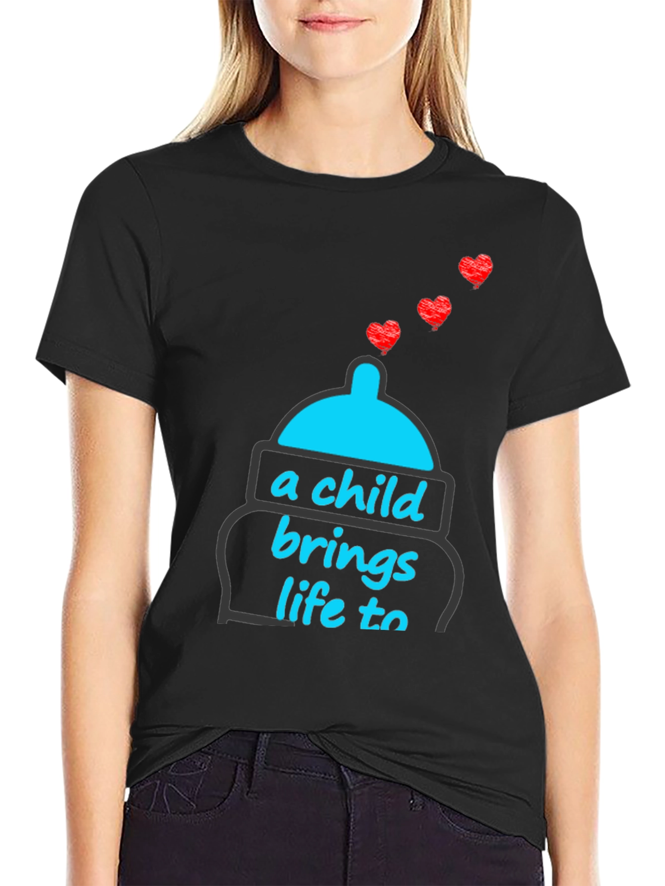 A Child Brings Life to T-Shirt