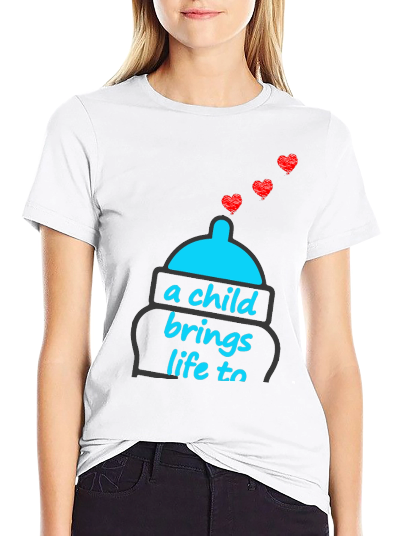 A Child Brings Life to T-Shirt