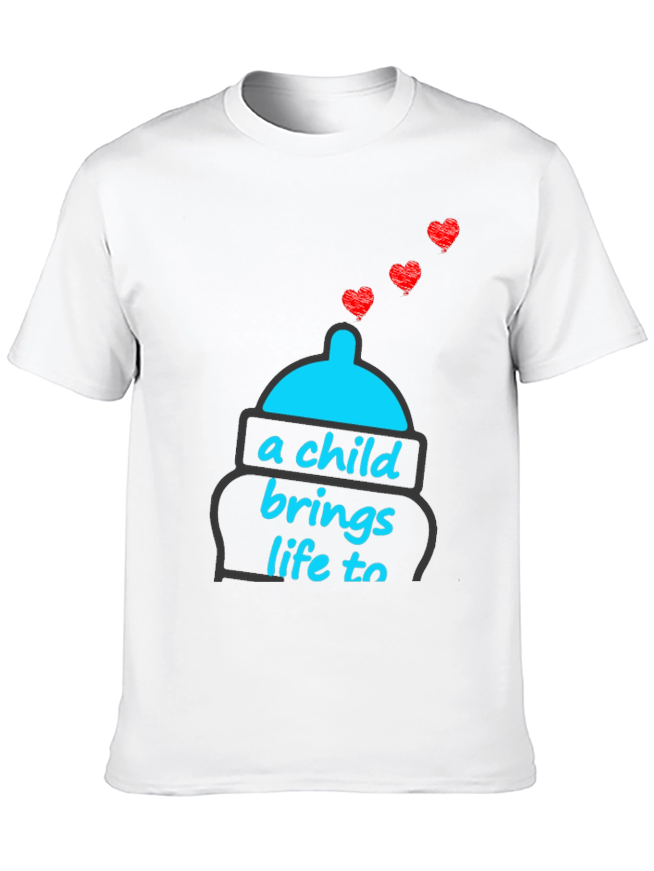 A Child Brings Life to T-Shirt