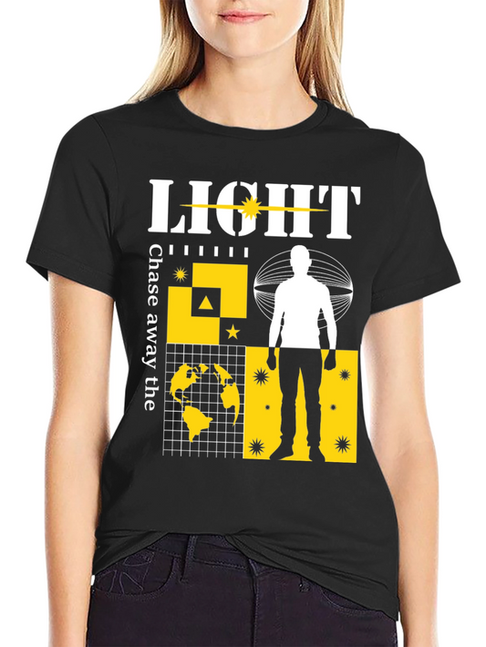 Light Chase Away Graphic Print Tee