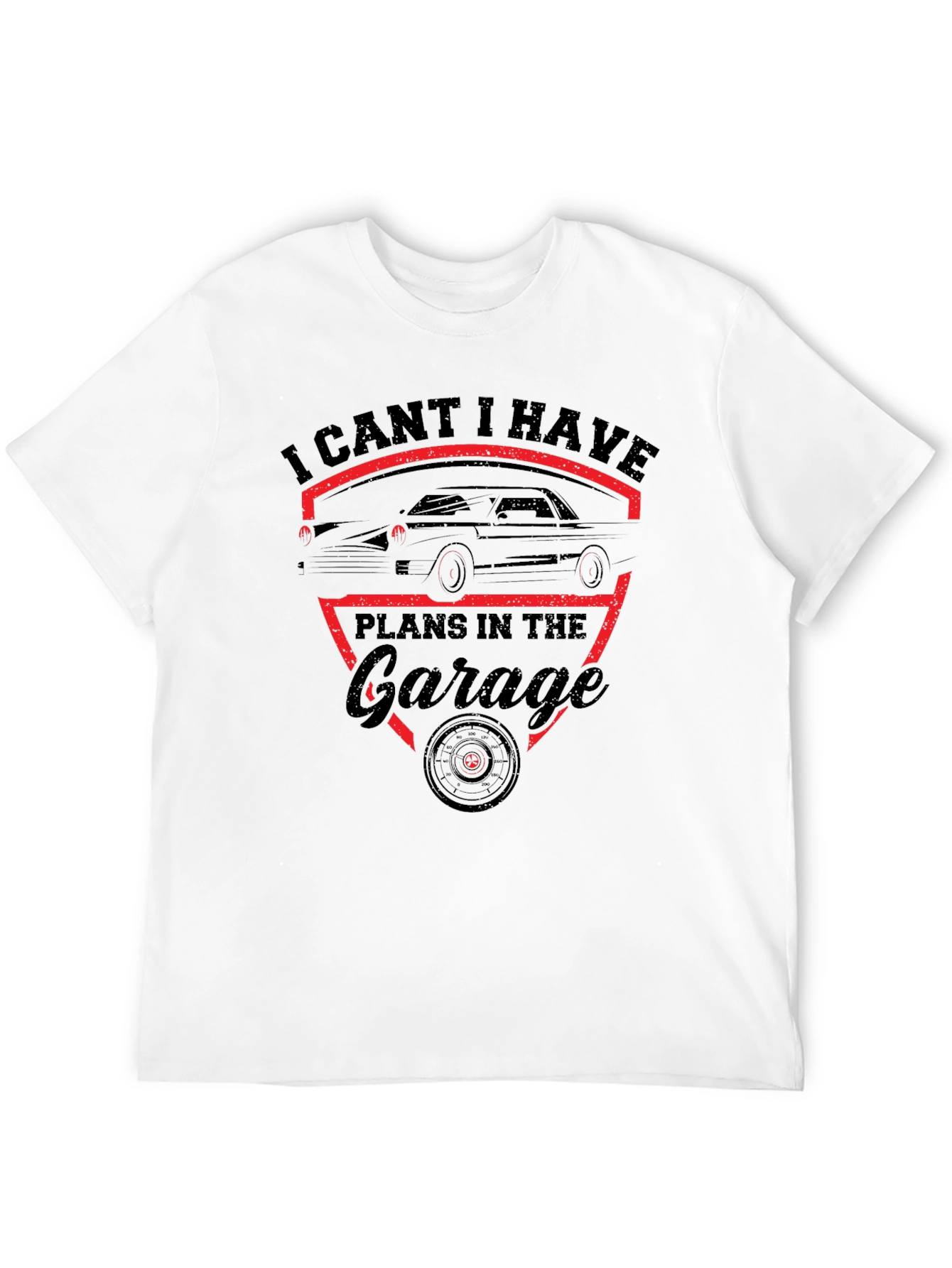 Garage Plans T-Shirt - Classic Car Design