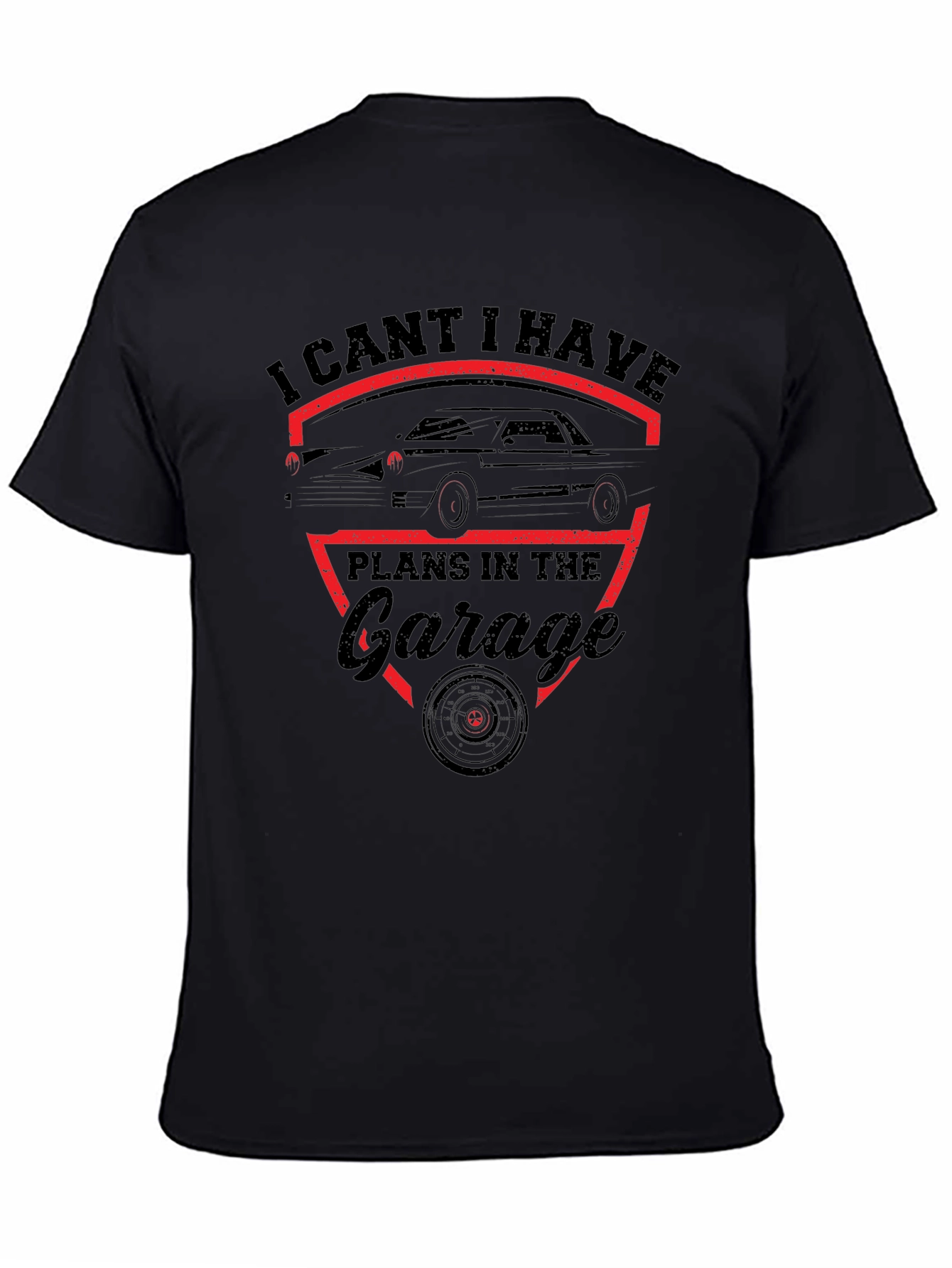 Garage Plans T-Shirt - Classic Car Design