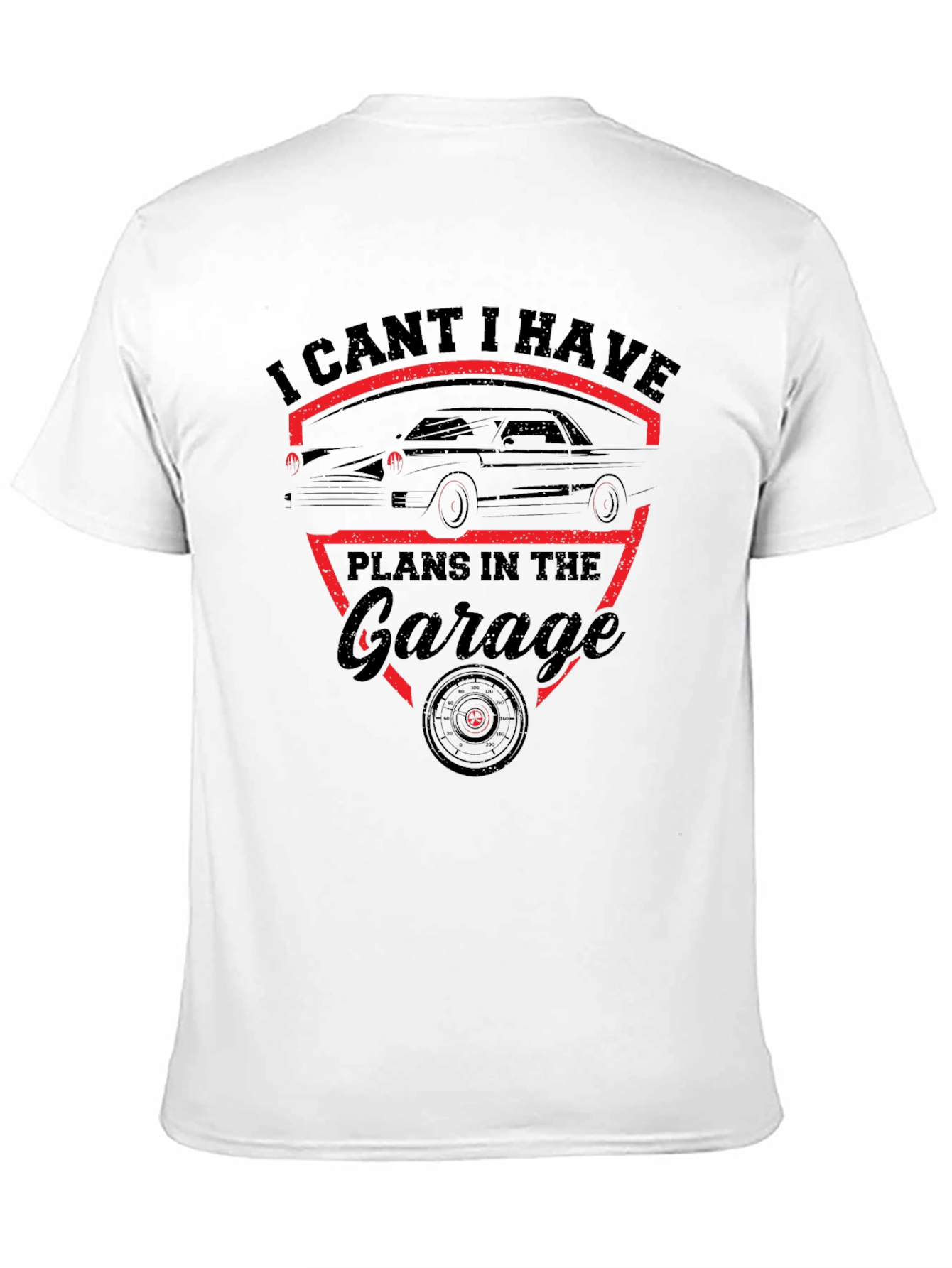 Garage Plans T-Shirt - Classic Car Design