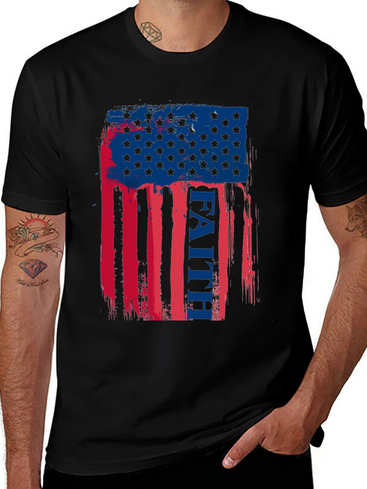 Faith American Flag Graphic T-Shirt