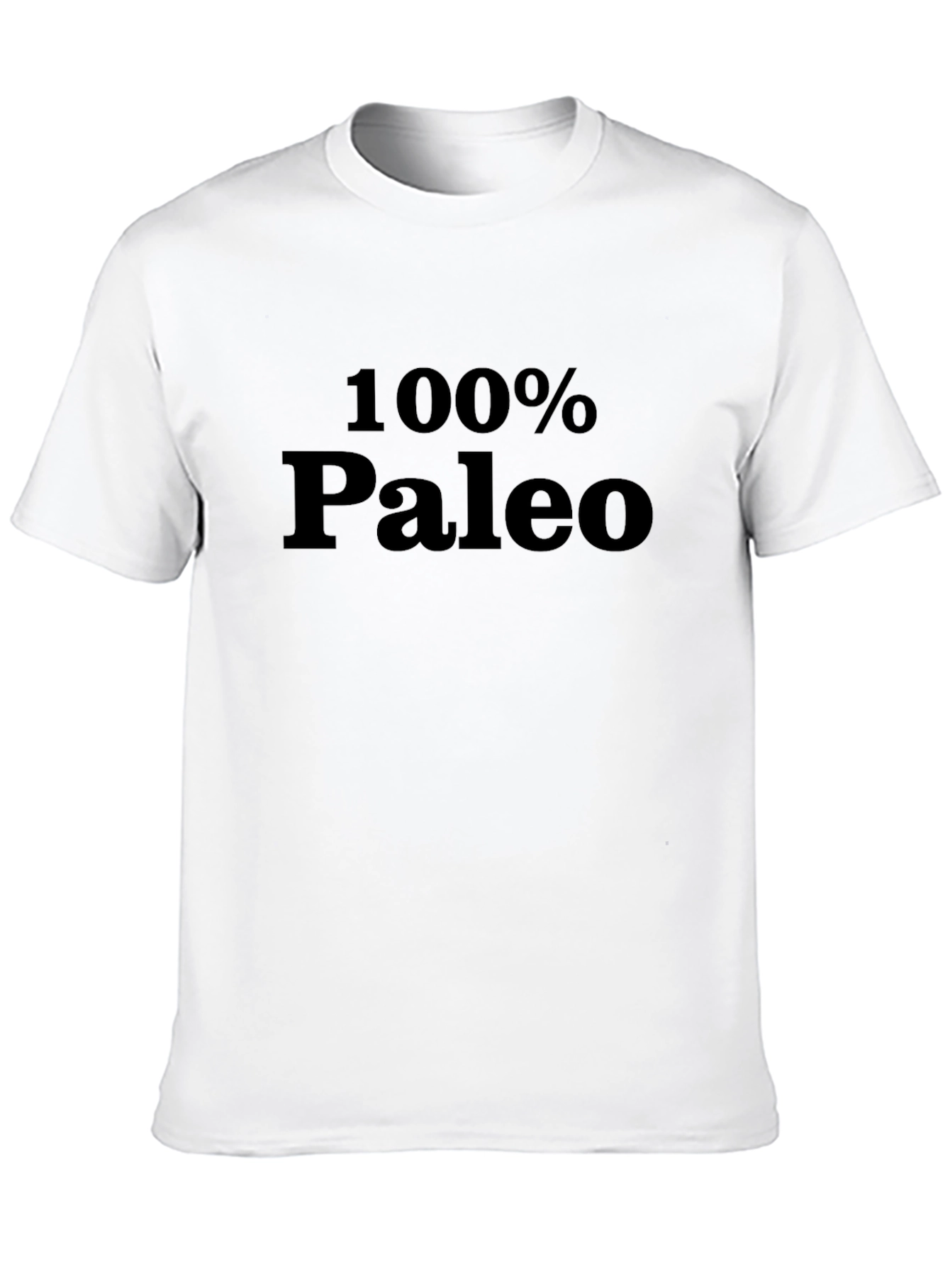 100% Paleo Black T-Shirt - Lifestyle Apparel