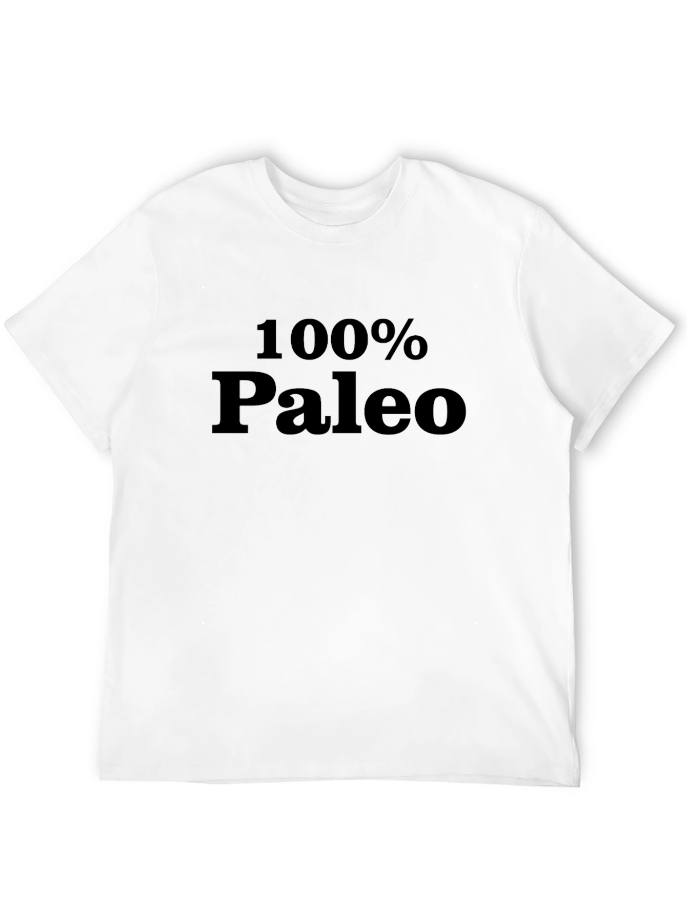 100% Paleo Black T-Shirt - Lifestyle Apparel