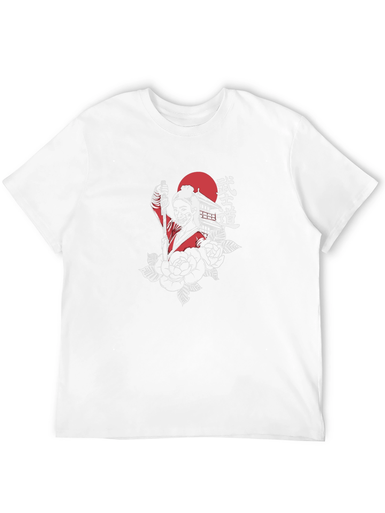 Samurai Graphic Black T-Shirt