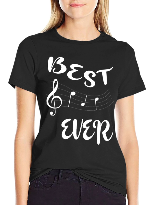 Best Ever Music Lover Black T-Shirt