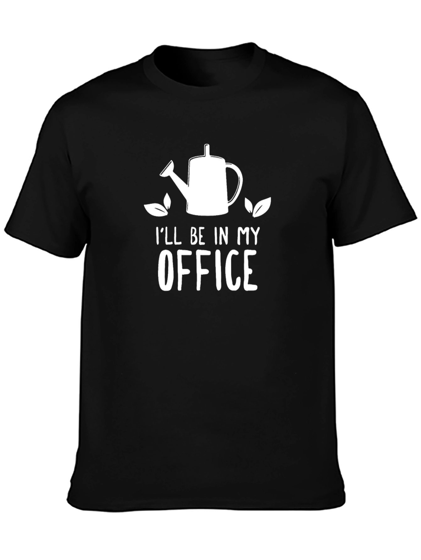 Gardeners Office T-Shirt - Black Cotton Tee