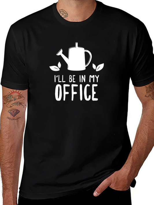 Gardeners Office T-Shirt - Black Cotton Tee