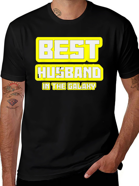 Best Husband in the Galaxy Graphic T-Shirt