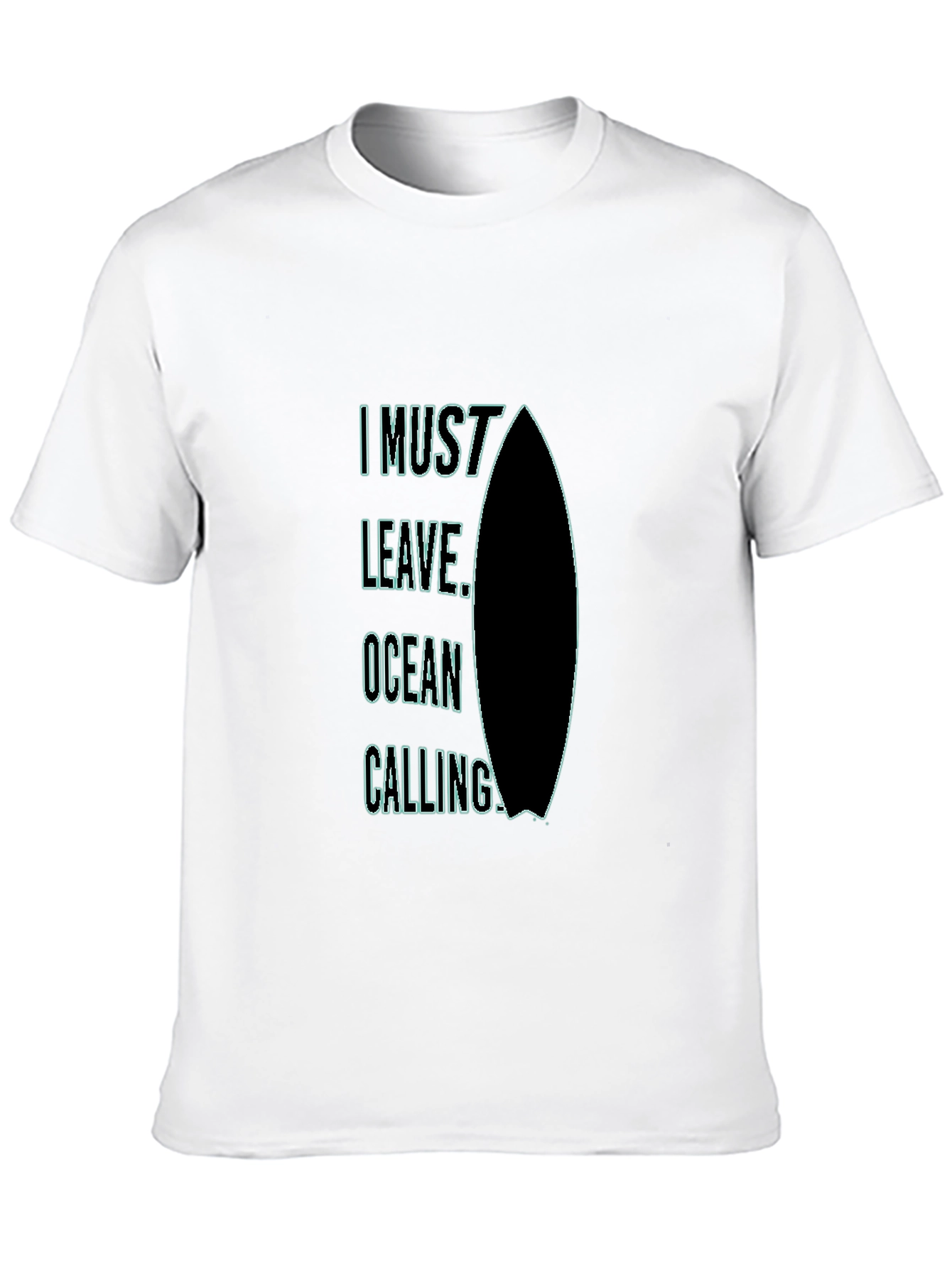 Ocean Calling Graphic Tee - Surfboard Design