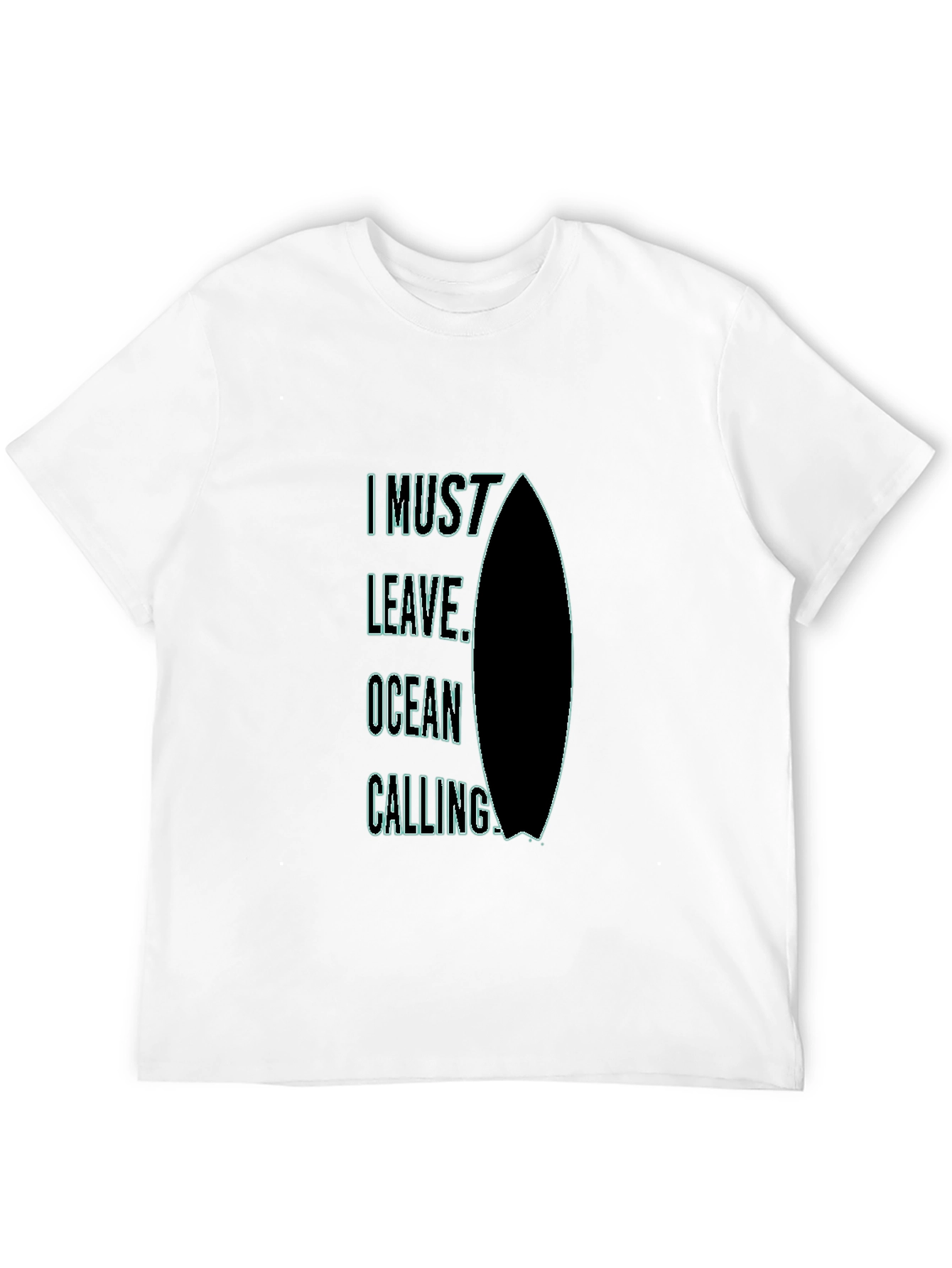 Ocean Calling Graphic Tee - Surfboard Design