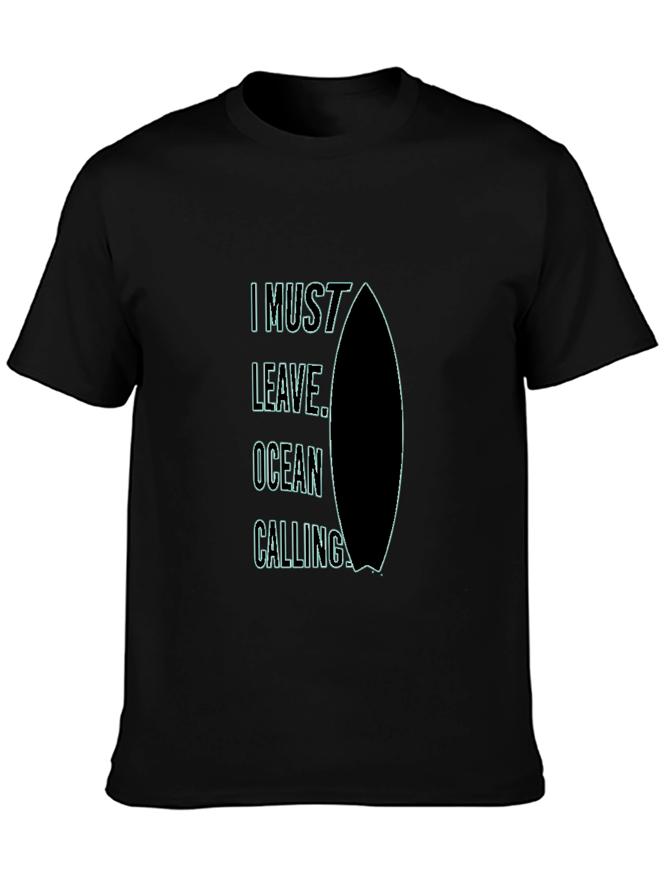 Ocean Calling Graphic Tee - Surfboard Design