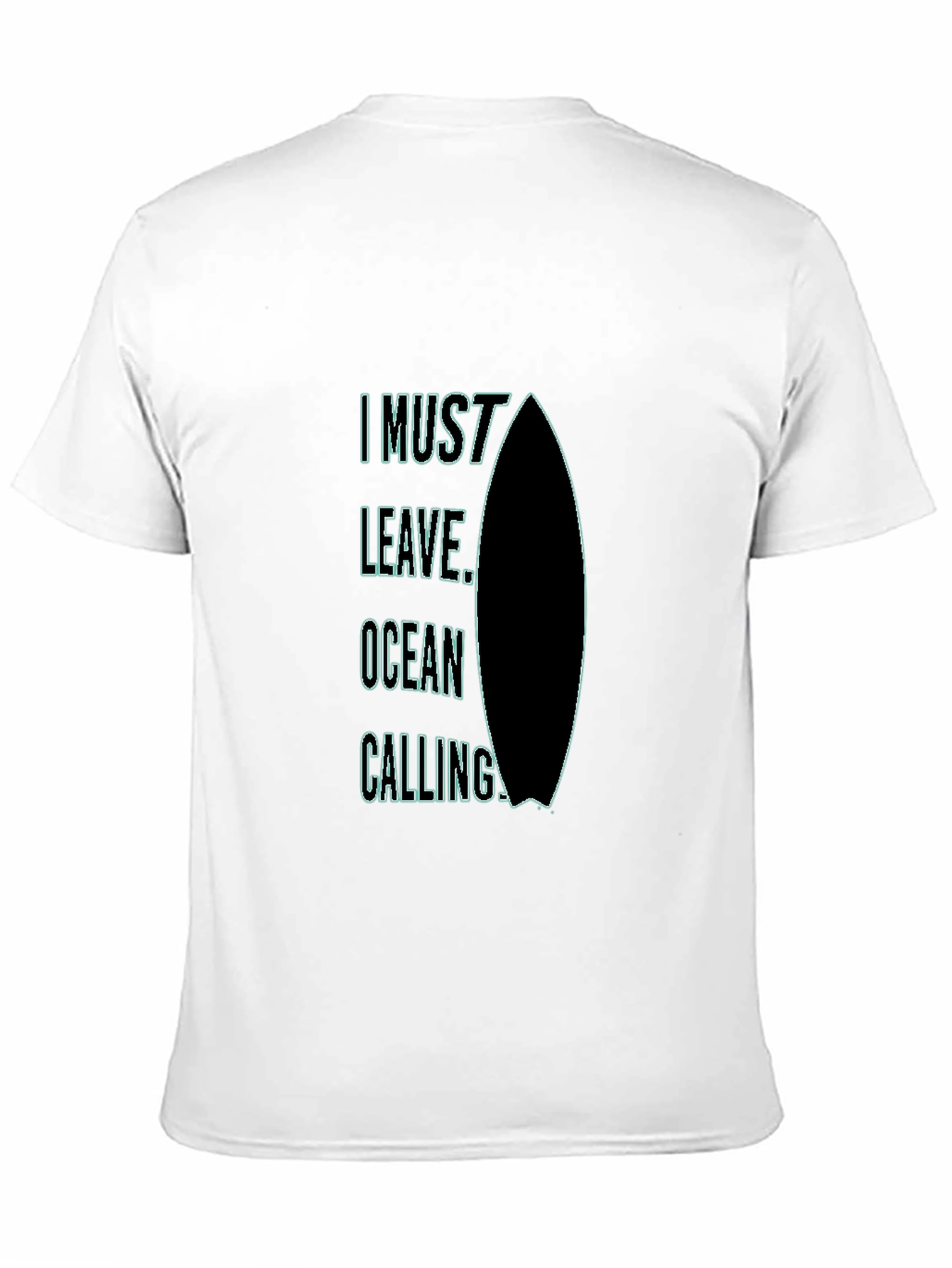 Ocean Calling Graphic Tee - Surfboard Design