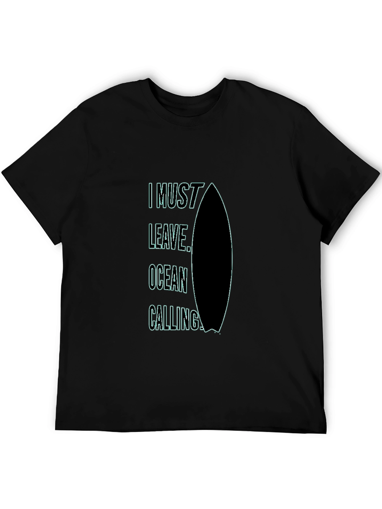 Ocean Calling Graphic Tee - Surfboard Design