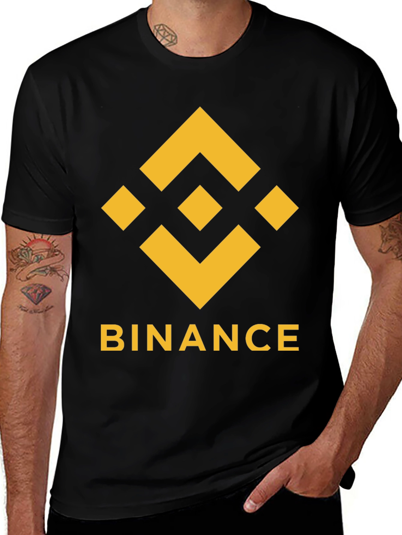 Binance Logo T-Shirt - Black Crypto Tee