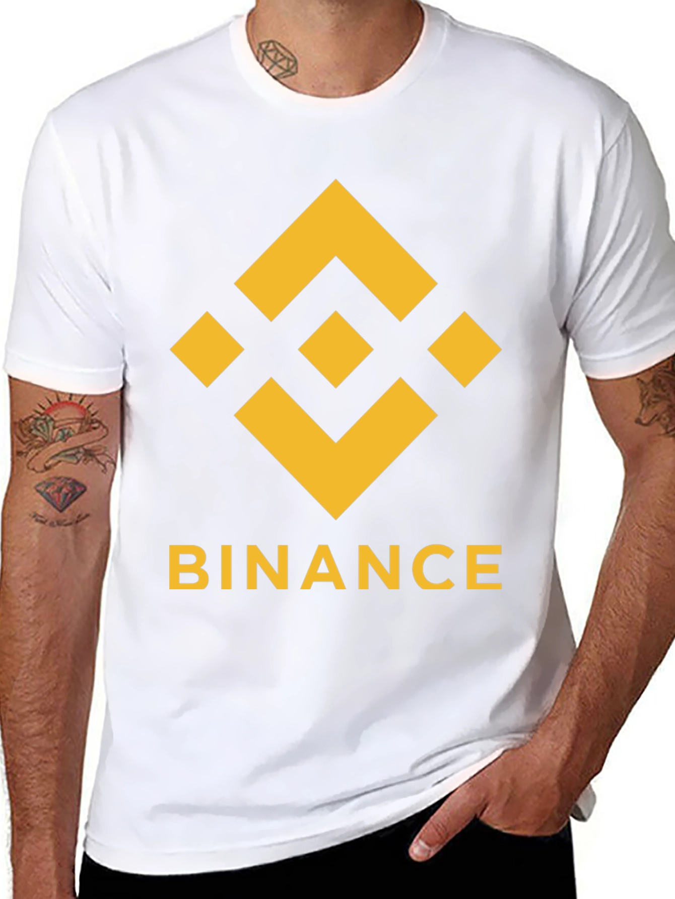 Binance Logo T-Shirt - Black Crypto Tee