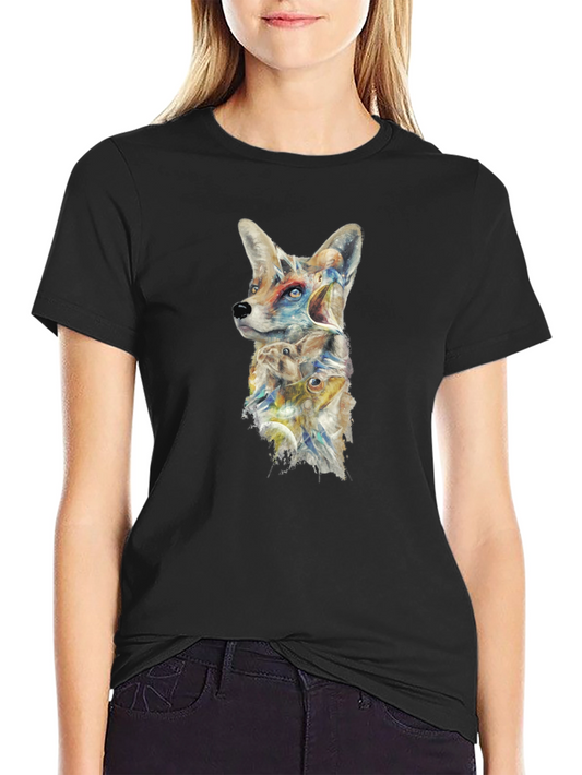 Animal Fusion Graphic Tee - Black