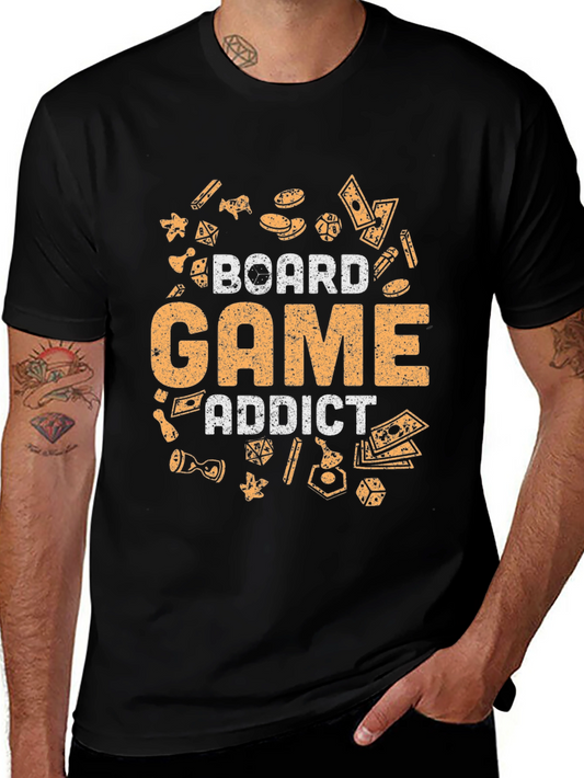 Board Game Addict Graphic T-Shirt - Unisex