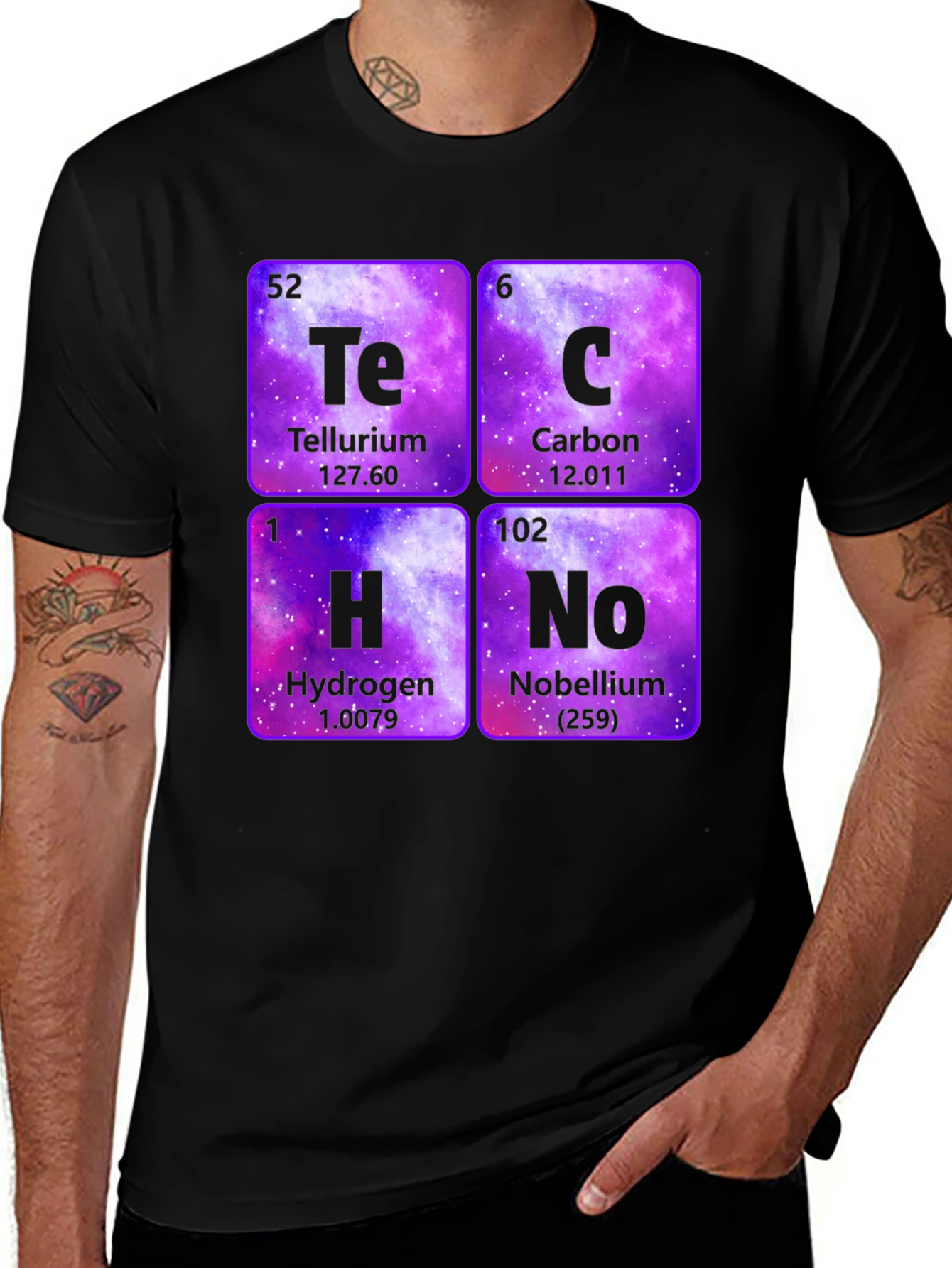 Techno Science T-Shirt: Elements of Music Tee
