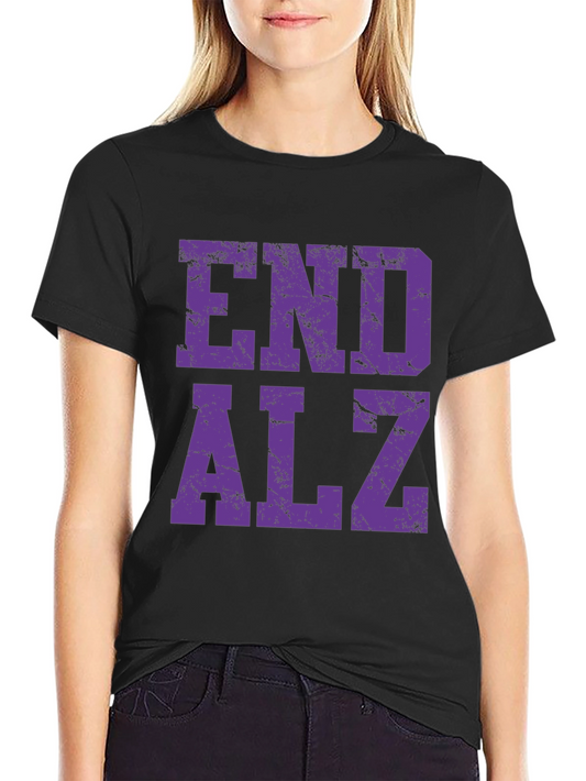 End ALZ Awareness T-Shirt - Black