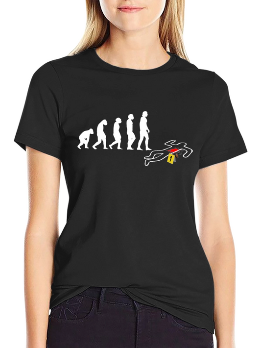 Evolution Crime Scene T-Shirt