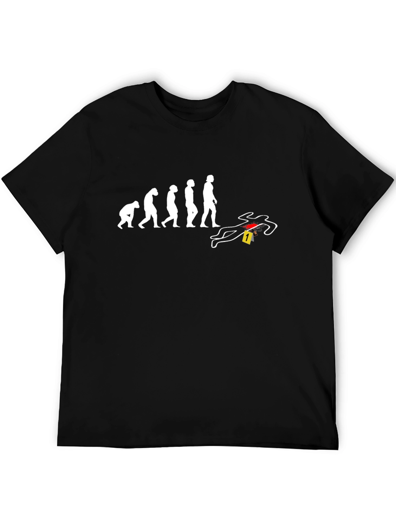 Evolution Crime Scene T-Shirt