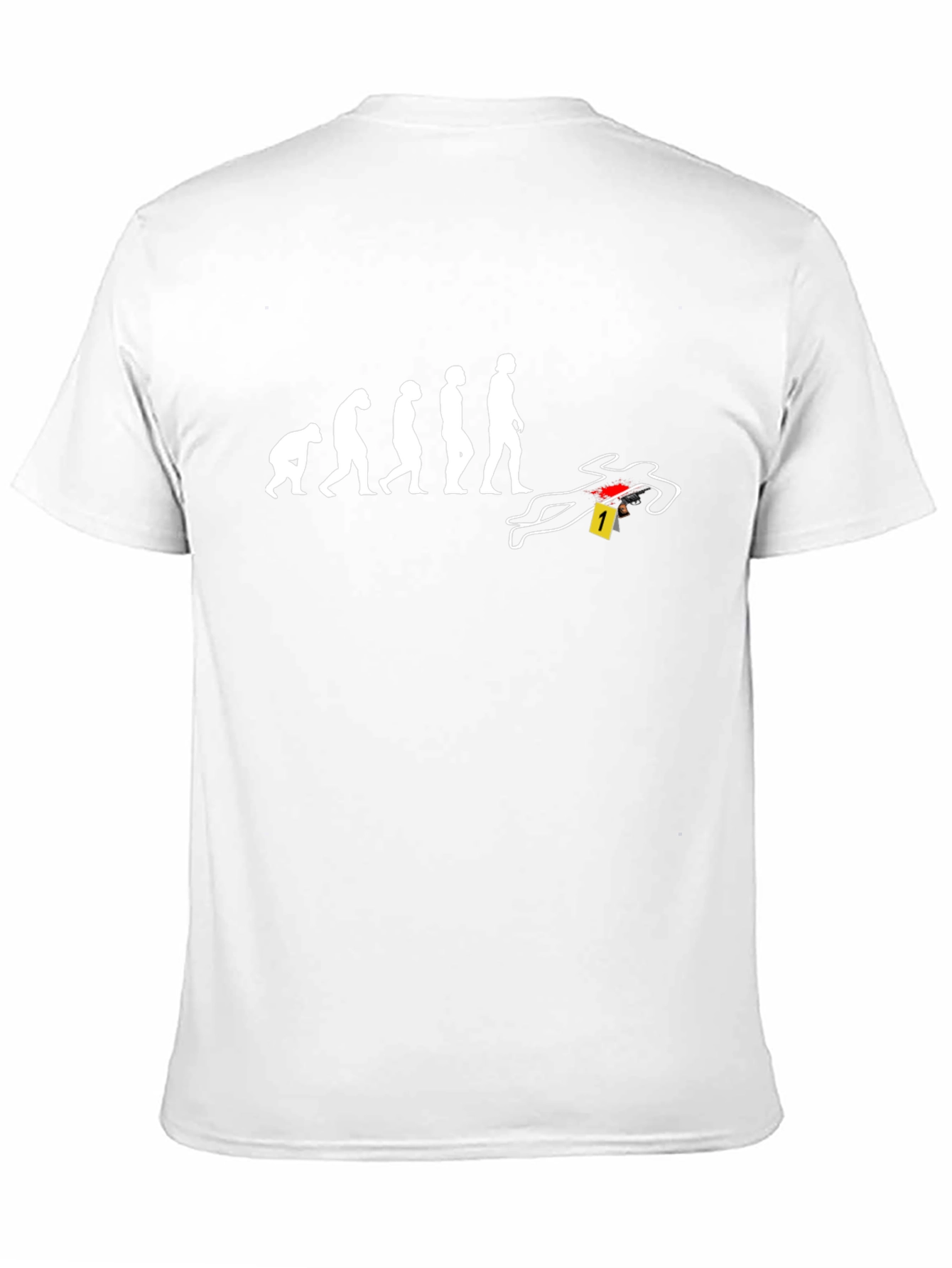 Evolution Crime Scene T-Shirt