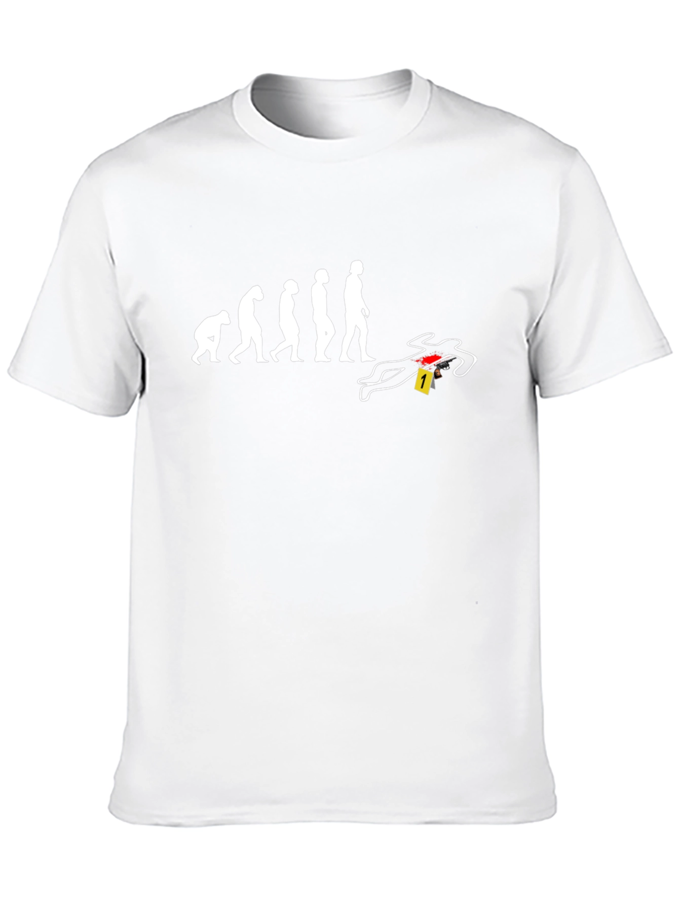 Evolution Crime Scene T-Shirt