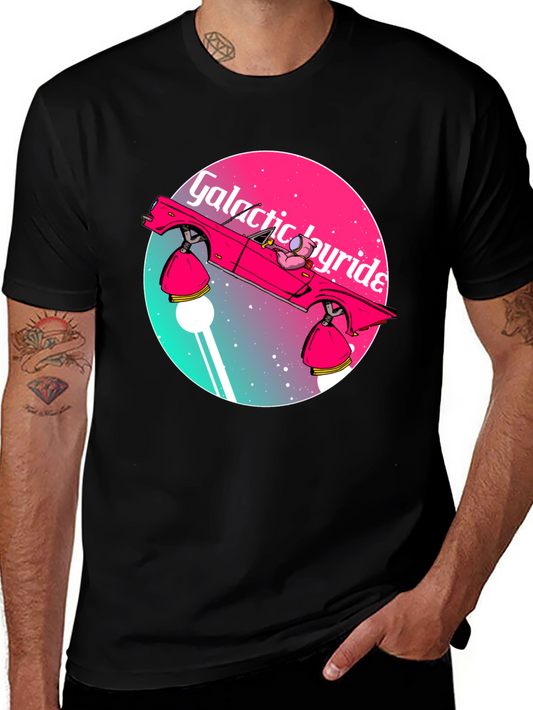 Galactic Joyride T-Shirt - Retro Space Car Graphic Tee