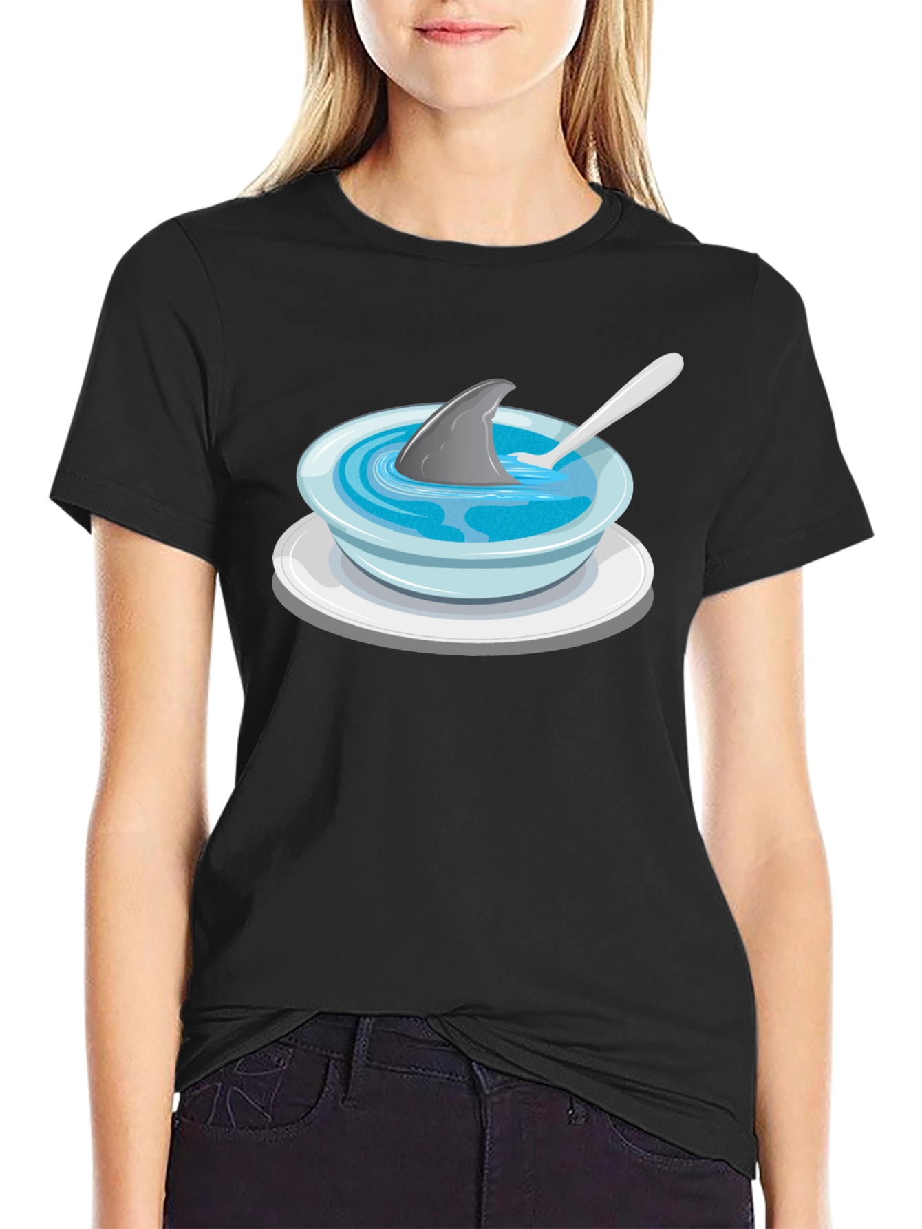 Shark Fin Soup Graphic T-Shirt