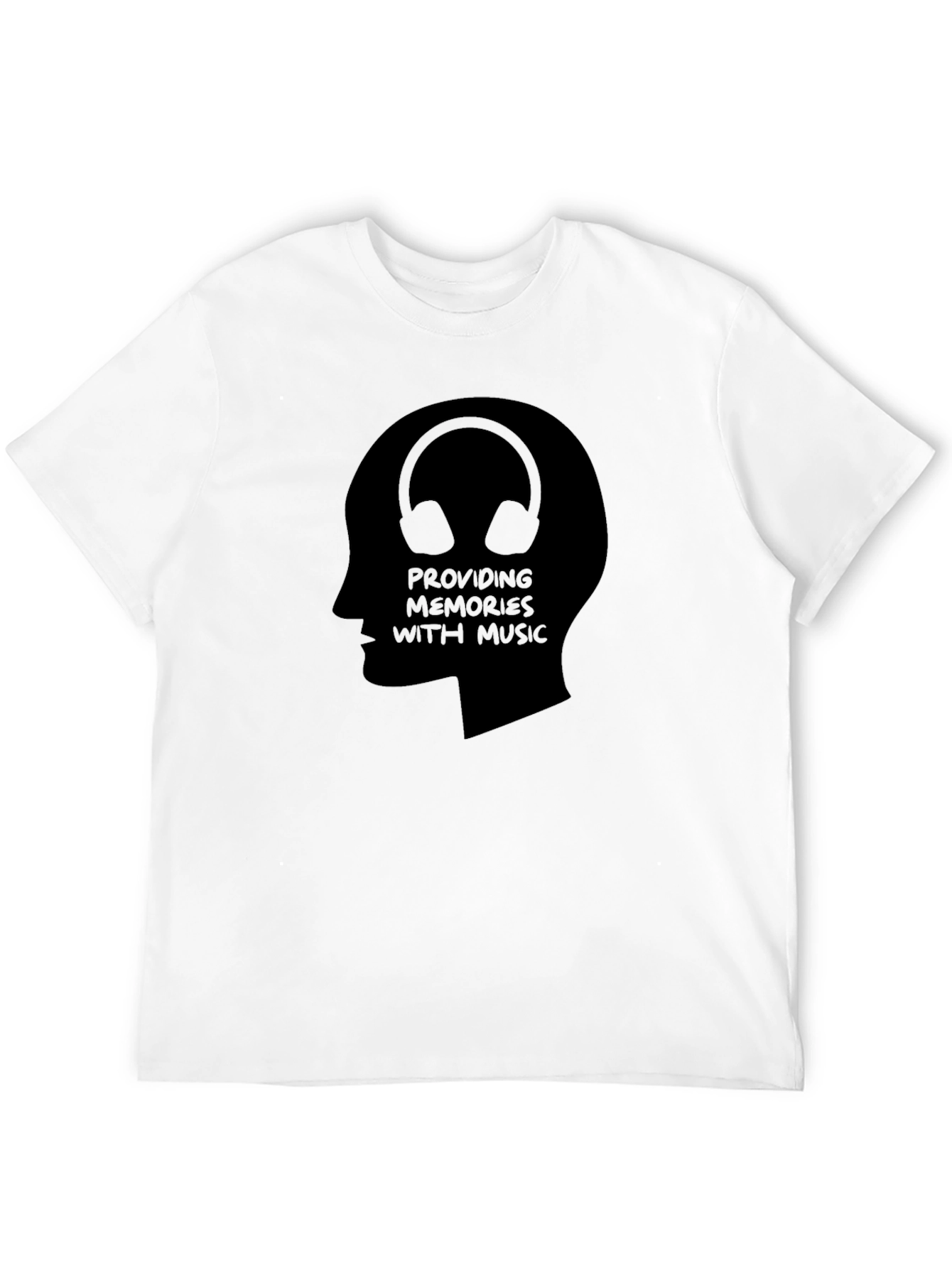 Music Memories T-Shirt: Stylish Headphone Design