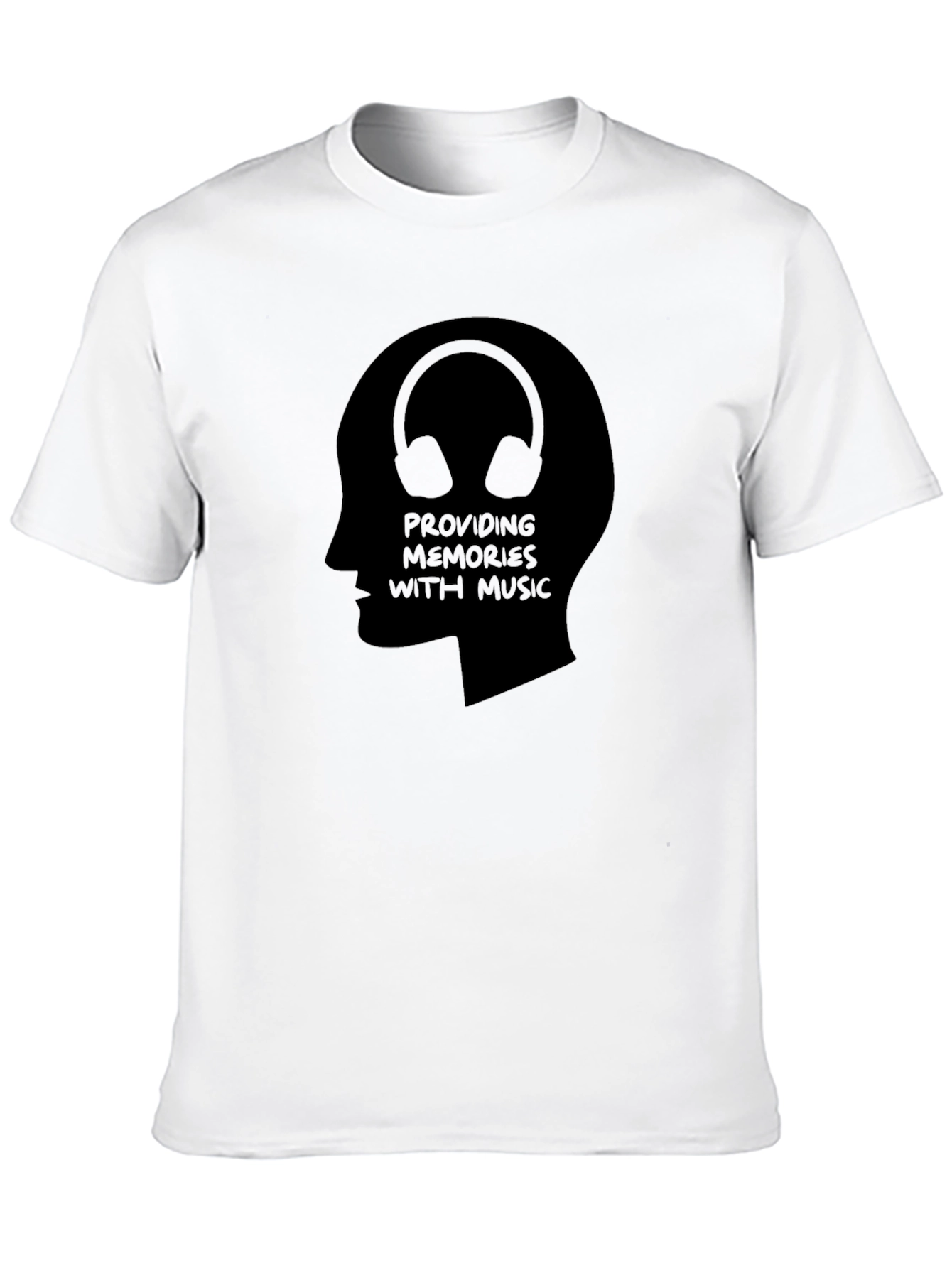 Music Memories T-Shirt: Stylish Headphone Design
