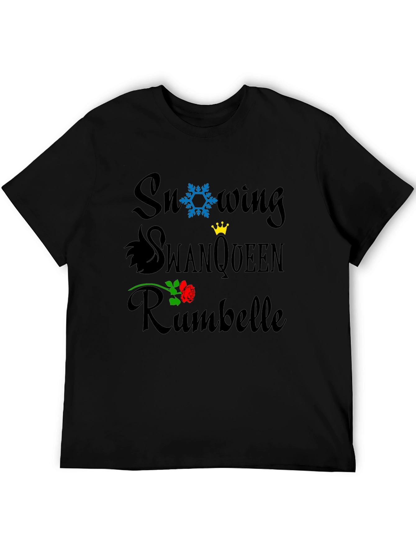 Snowing SwanQueen Rumbelle Graphic T-Shirt