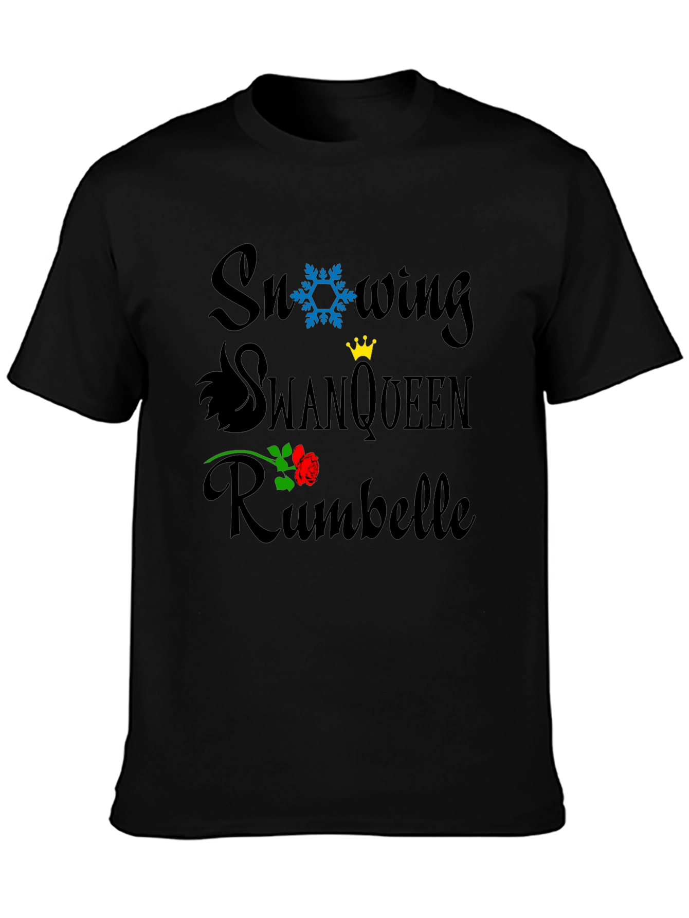 Snowing SwanQueen Rumbelle Graphic T-Shirt