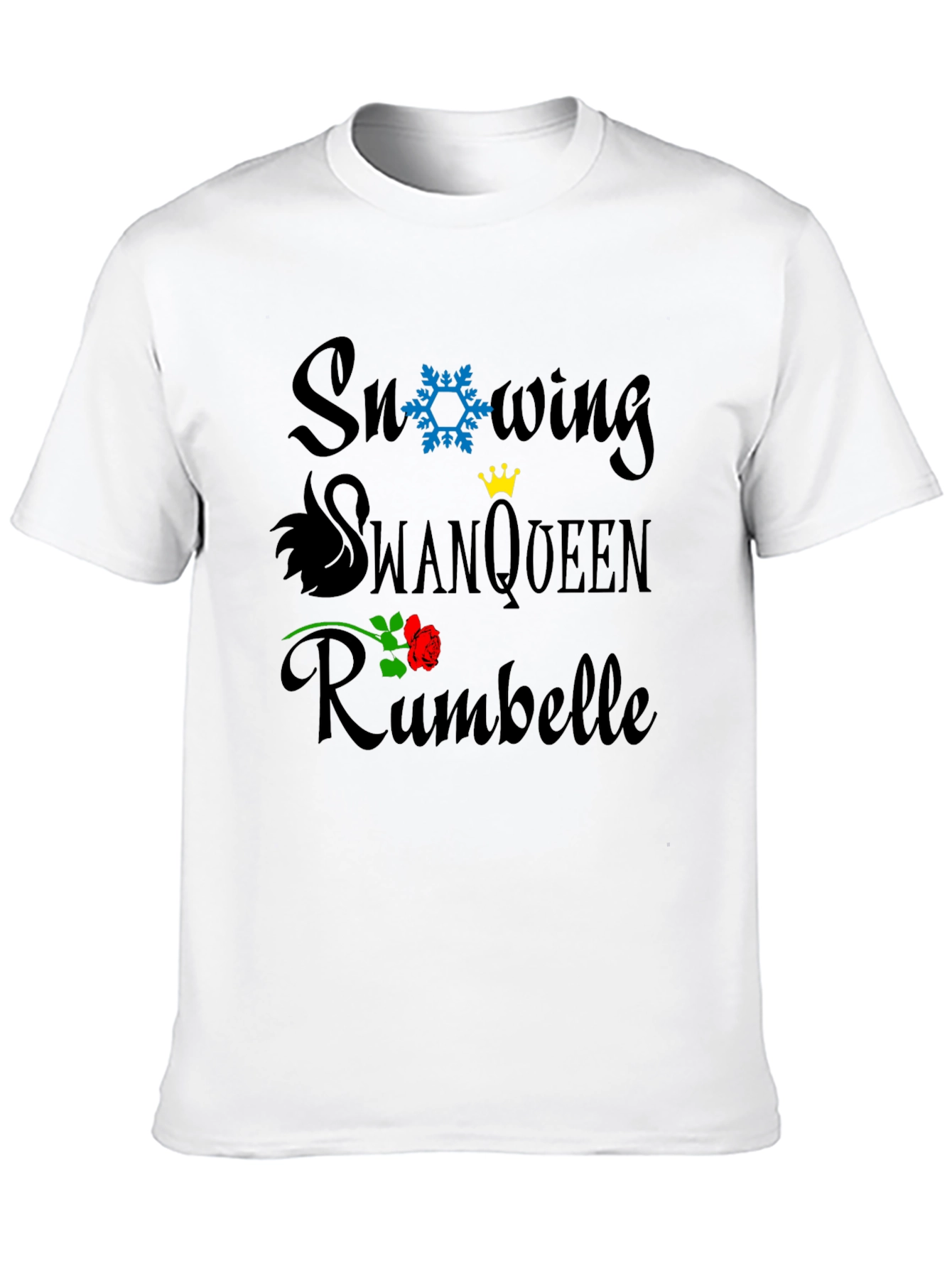 Snowing SwanQueen Rumbelle Graphic T-Shirt