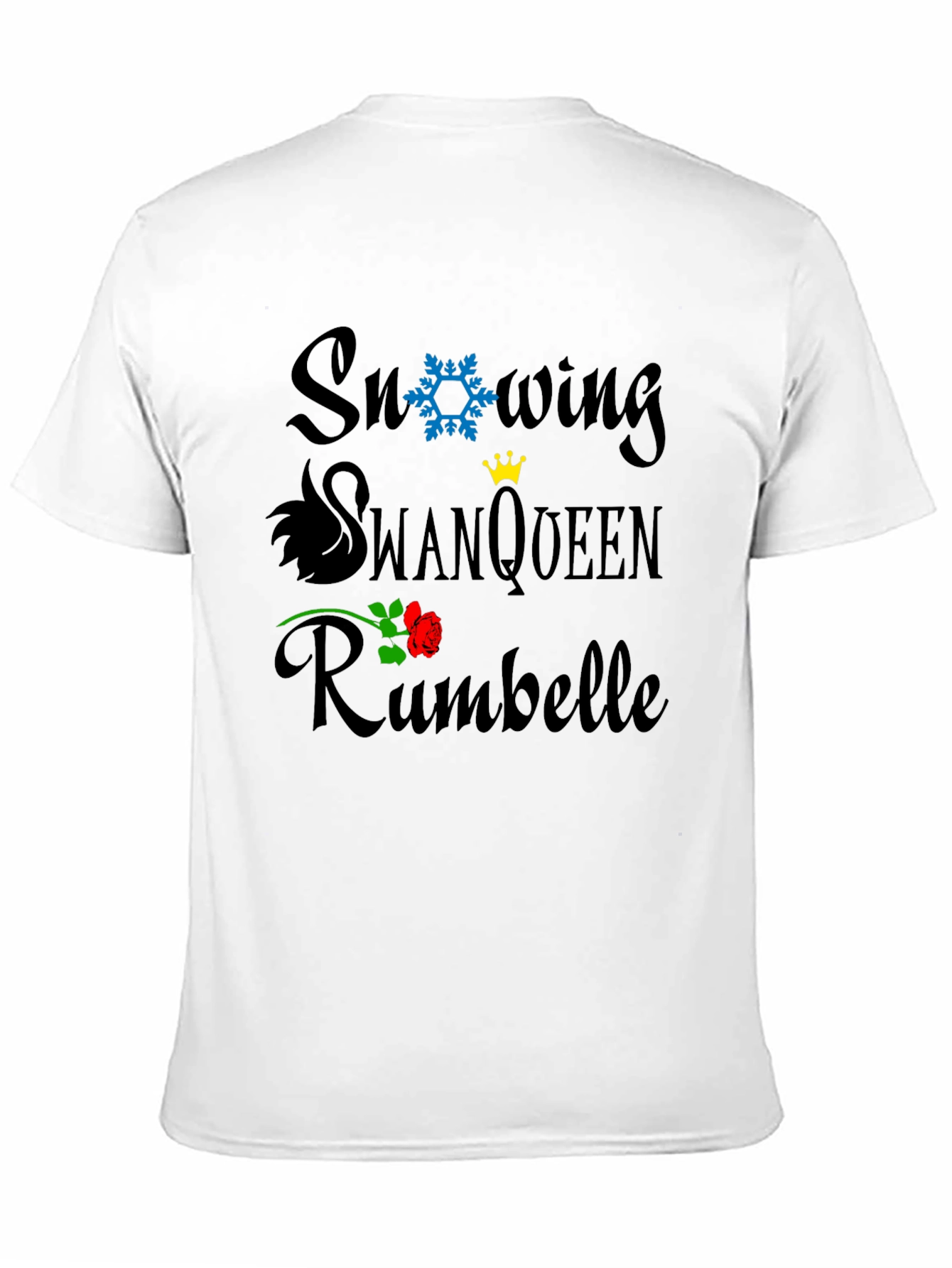 Snowing SwanQueen Rumbelle Graphic T-Shirt