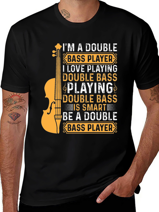 Double Bass Player T-Shirt - Musician Tee